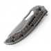 Canivete CRKT Fossil Compact serrilhado, desenhado